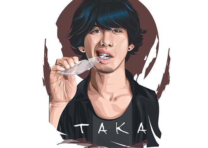 Taka Vector Portrait