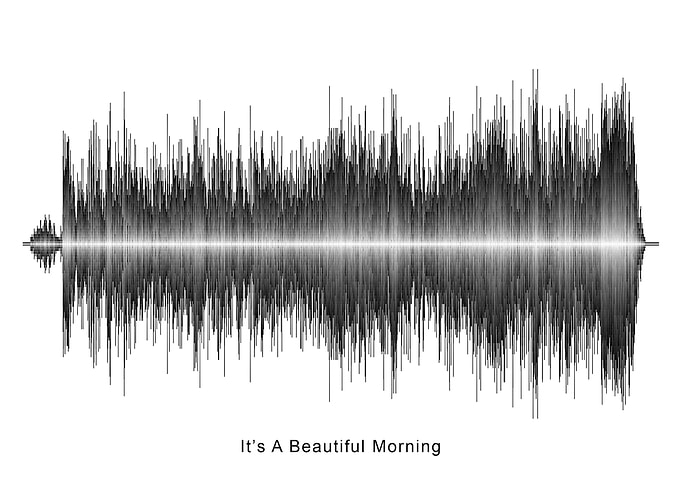 The Rascals Soundwave Art