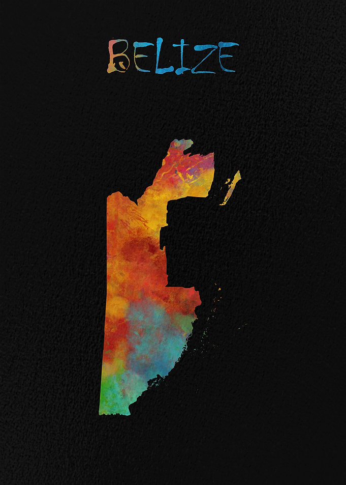 Map of Belize
