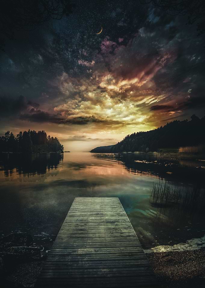 Sunset At Bay Of Dreams