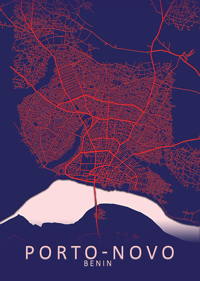 Porto Novo Benin City Map