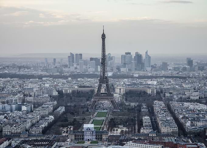 Paris Skyline Tour Eiffel