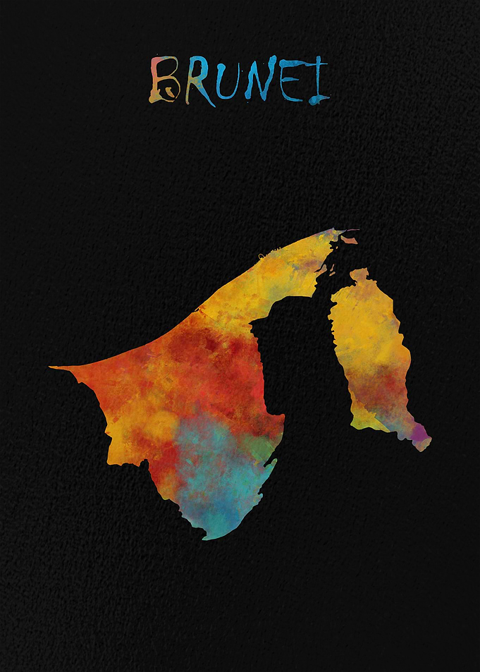 Map of Brunei
