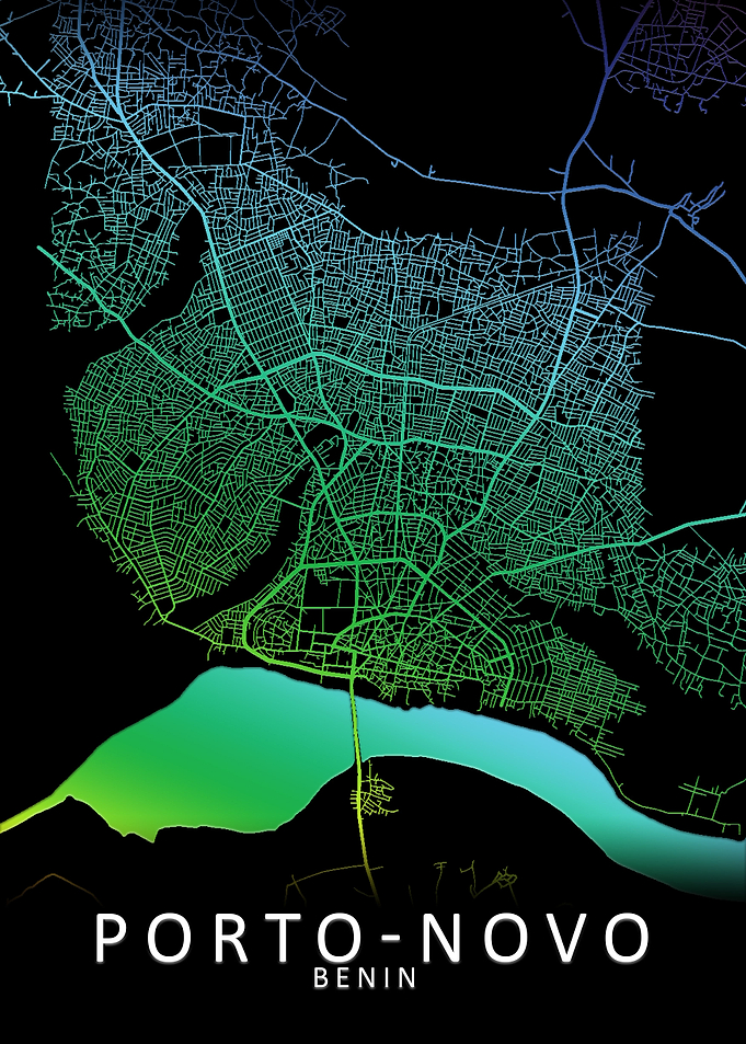 Porto Novo Benin City Map