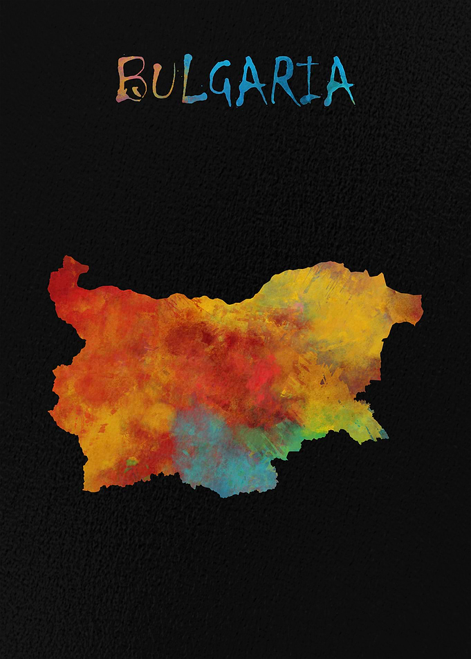 Map of Bulgaria