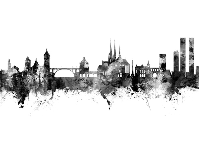 Luxembourg City Skyline