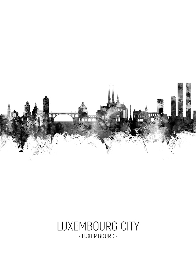 Luxembourg City Skyline
