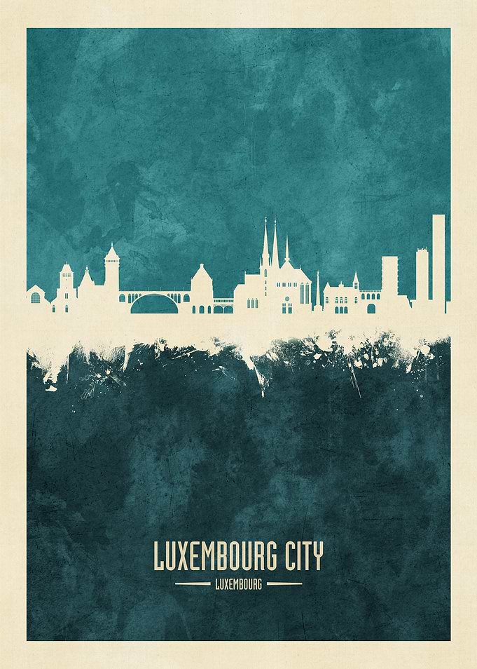 Luxembourg City Skyline