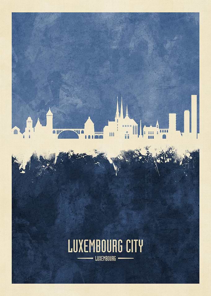 Luxembourg City Skyline