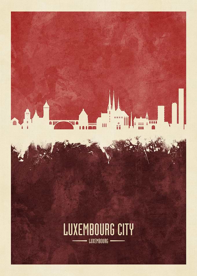 Luxembourg City Skyline