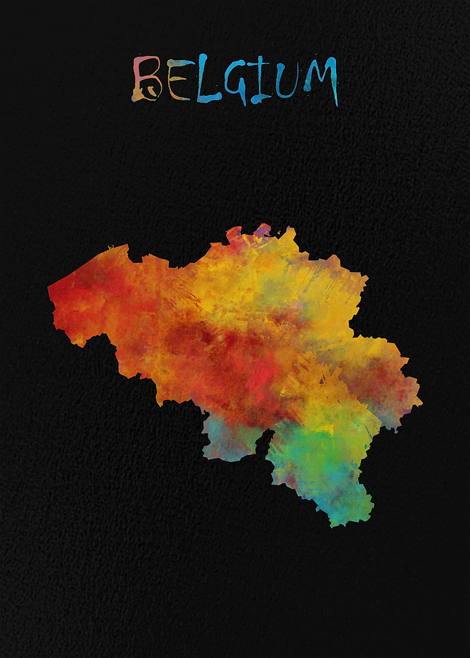 Map of Belgium