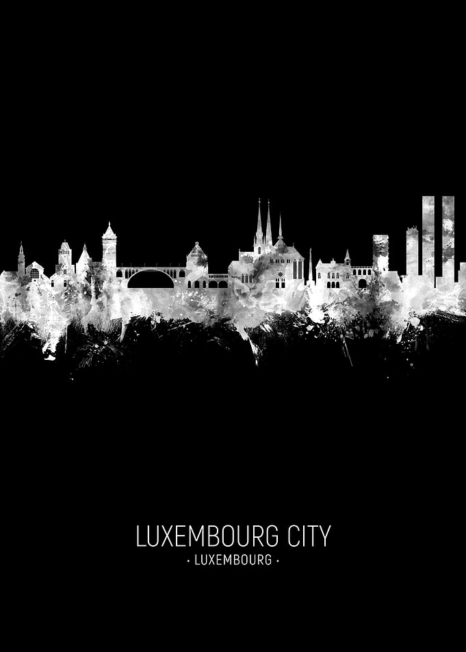 Luxembourg City Skyline