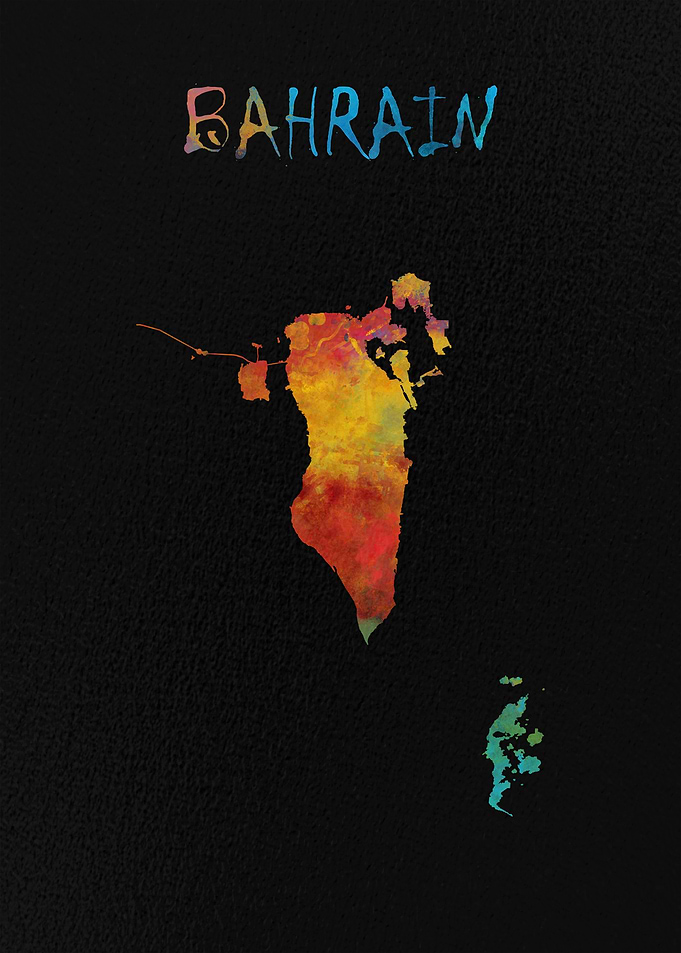 Map of Bahrain