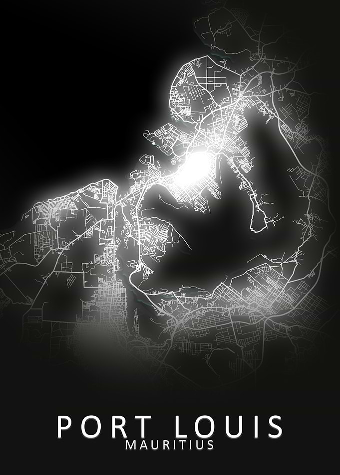 Port Louis Mauritius Map
