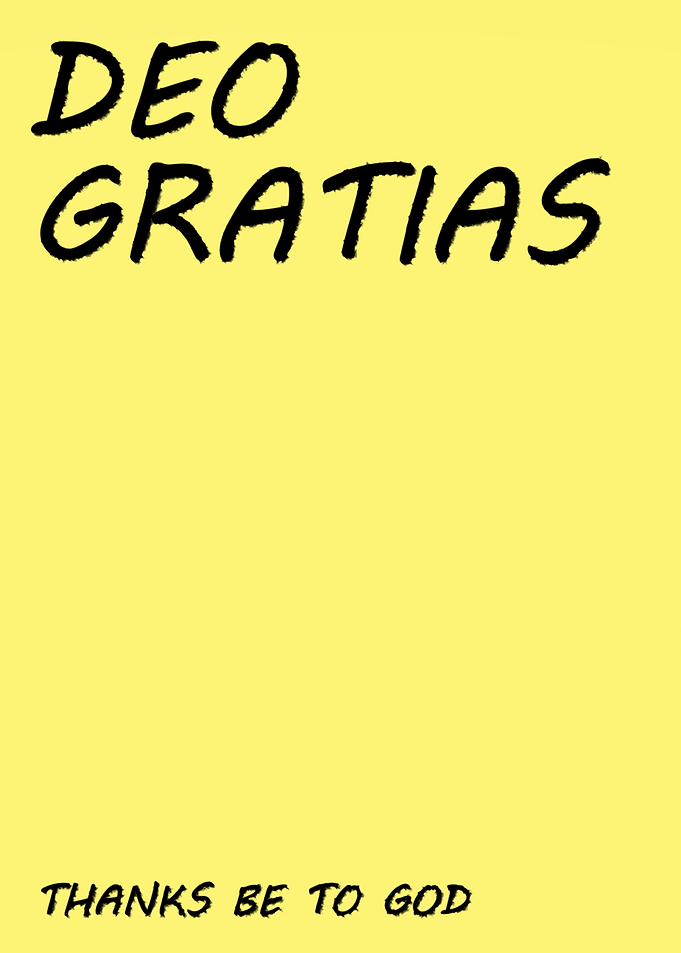 Thanks Be To God