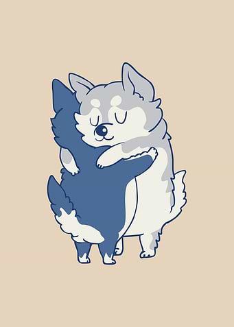 Husky Hugs