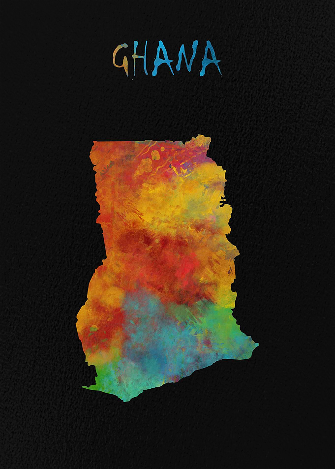 Map of Ghana
