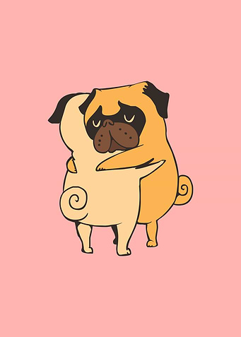 Pug Hugs