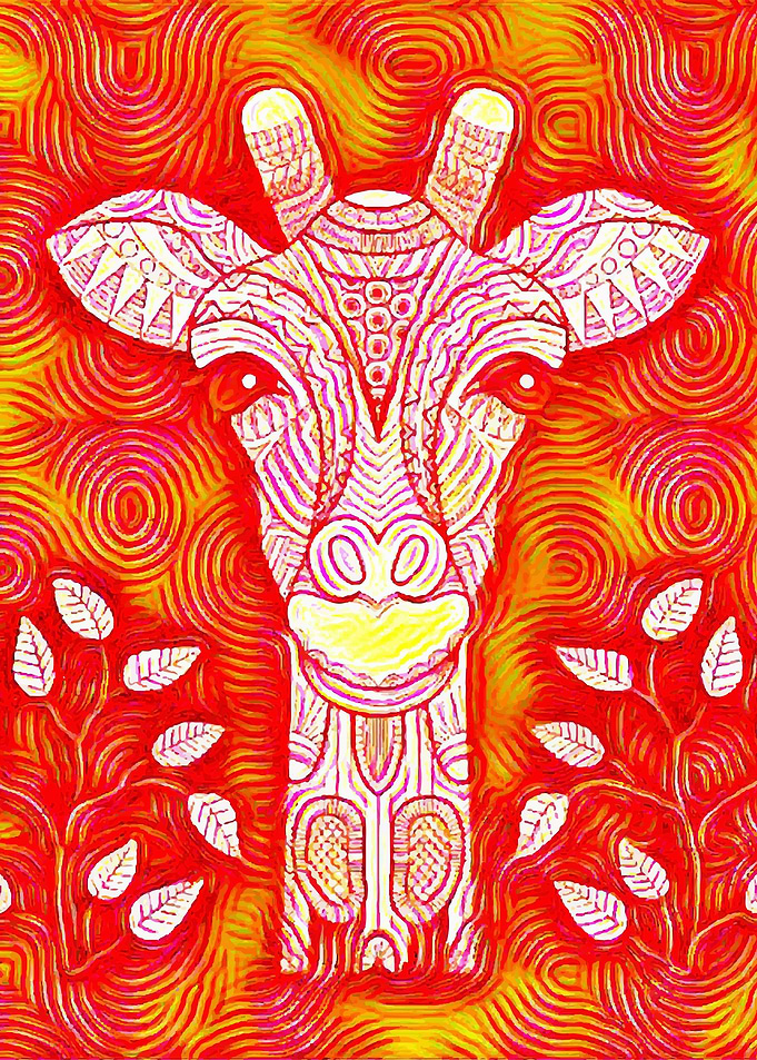Giraffe Art