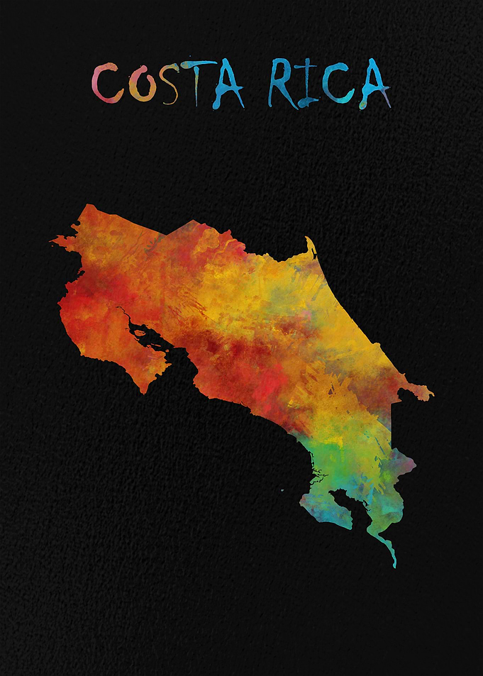 Map of Costa Rica