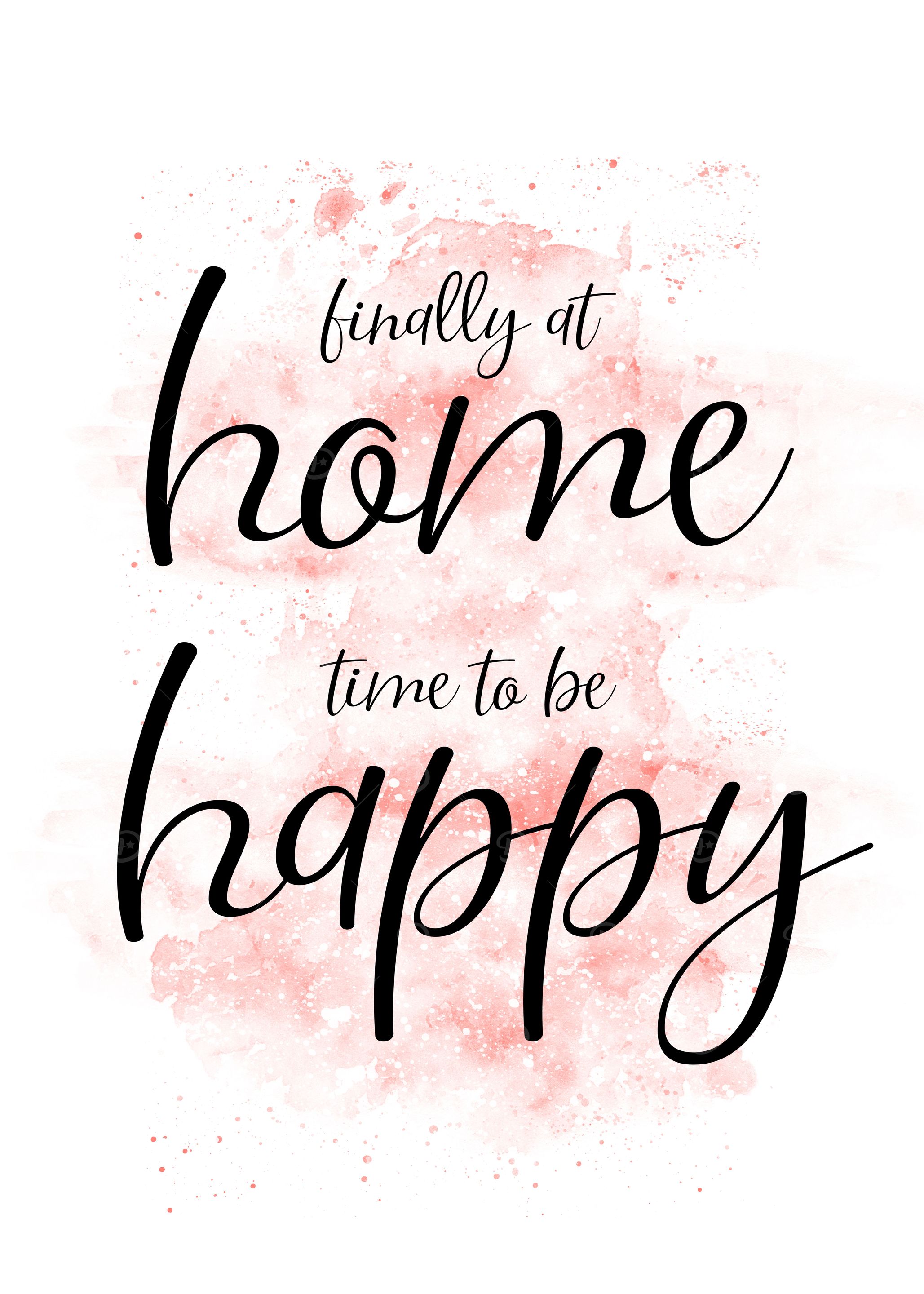 FINALLY AT HOME