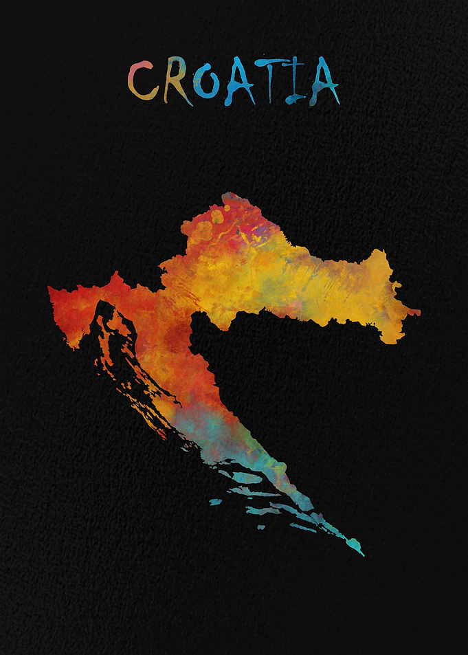 Map of Croatia