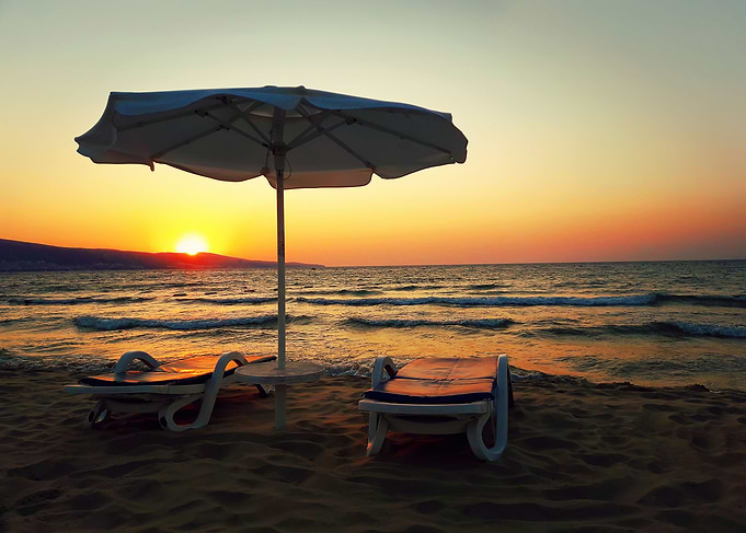 beach sunset