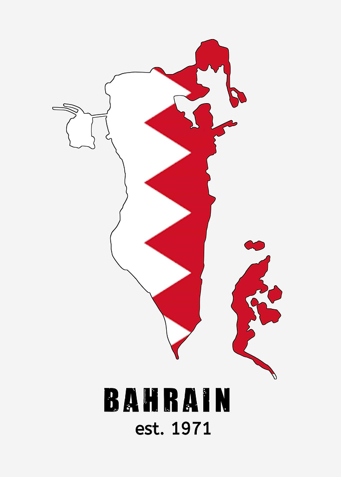 Map of Bahrain