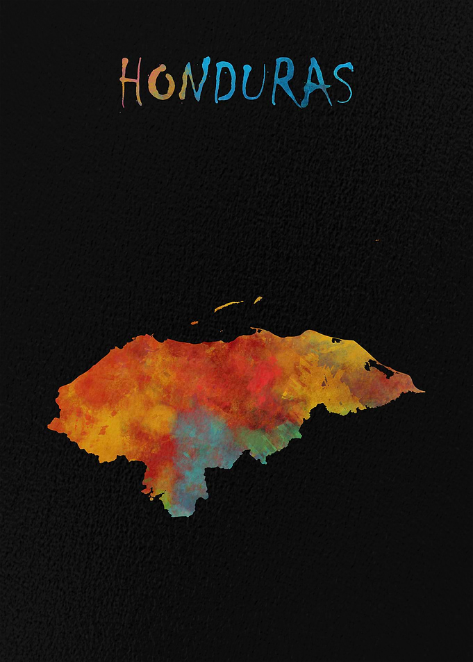 Map of Honduras