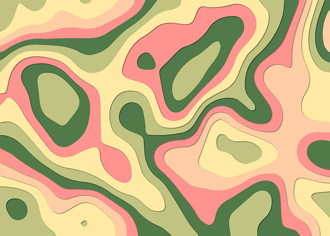 Abstract paper layers