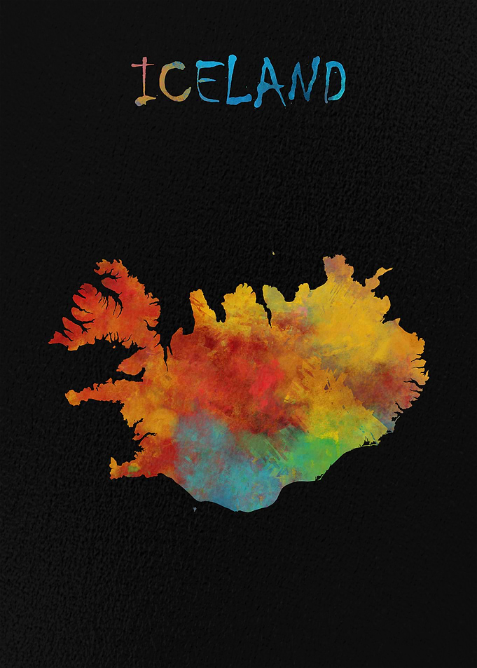 Map of Iceland