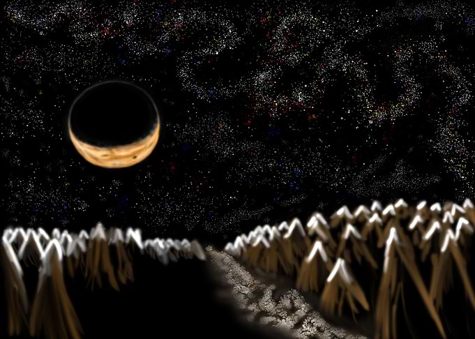 Crescent Moonlight