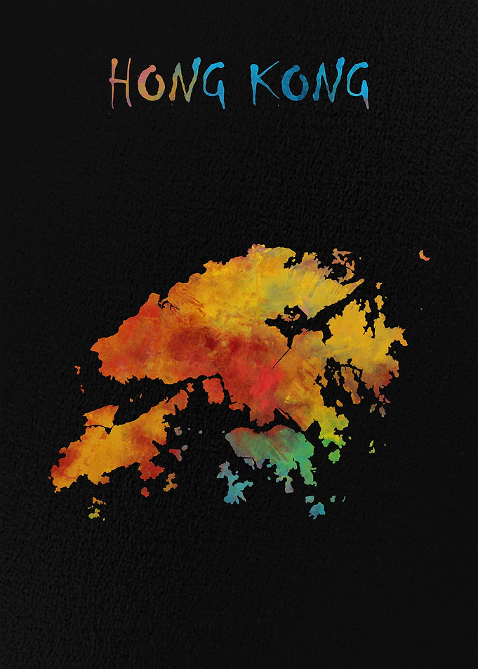 Map of Hong Kong