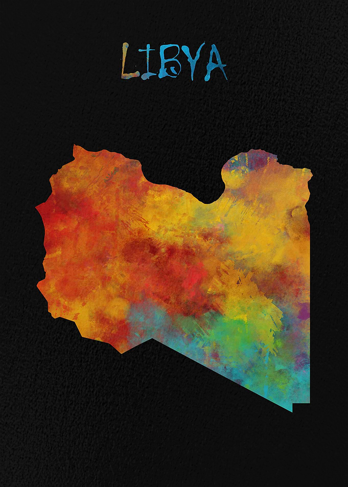 Map of Libya