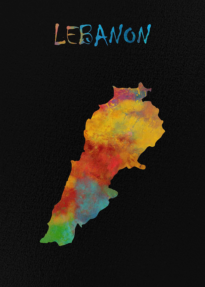 Map of Lebanon