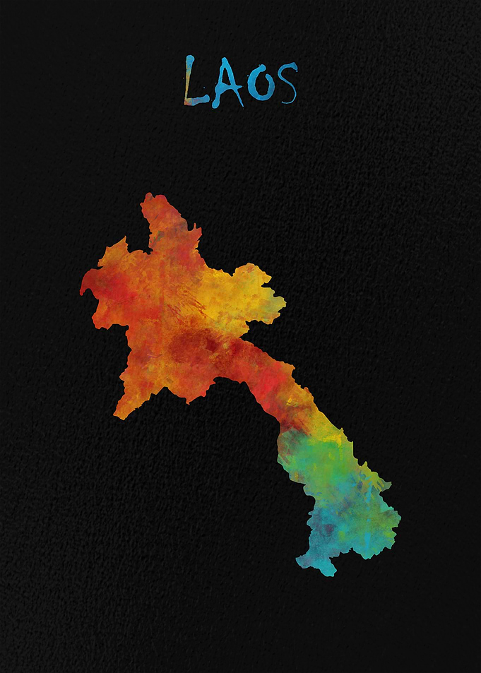 Map of Laos