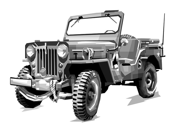 military car