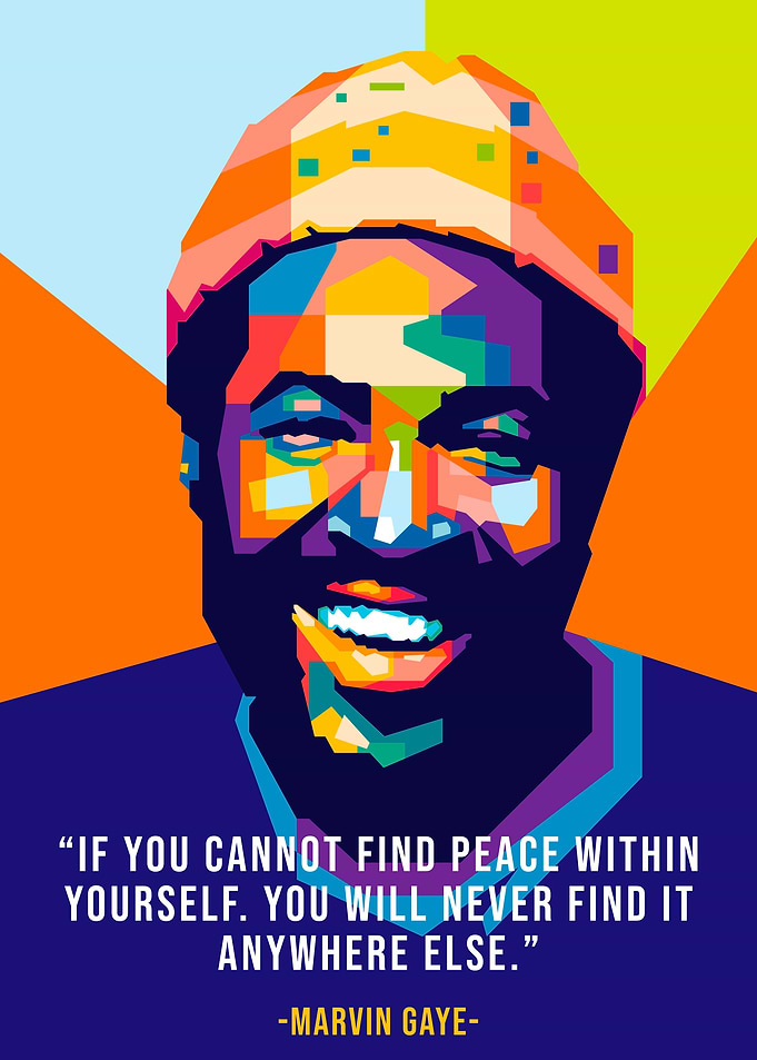 Marvin Gaye peace quotes