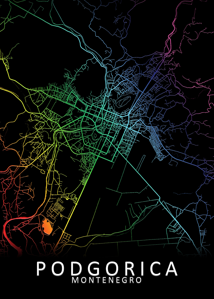 Podgorica Montenegro Map