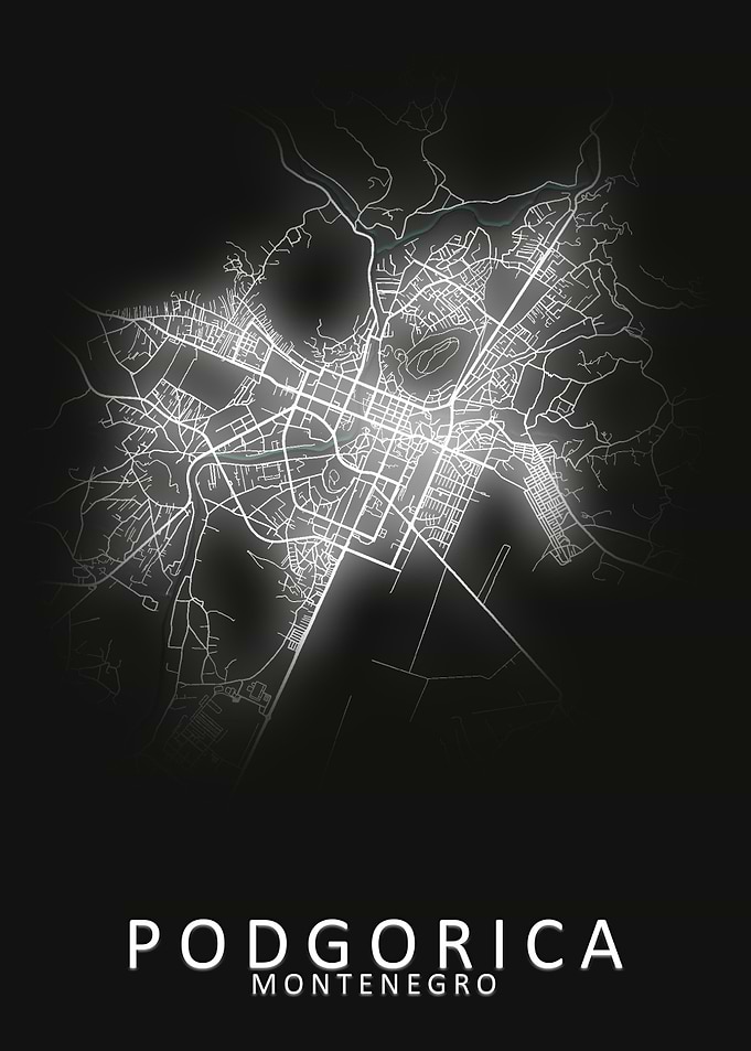 Podgorica Montenegro Map