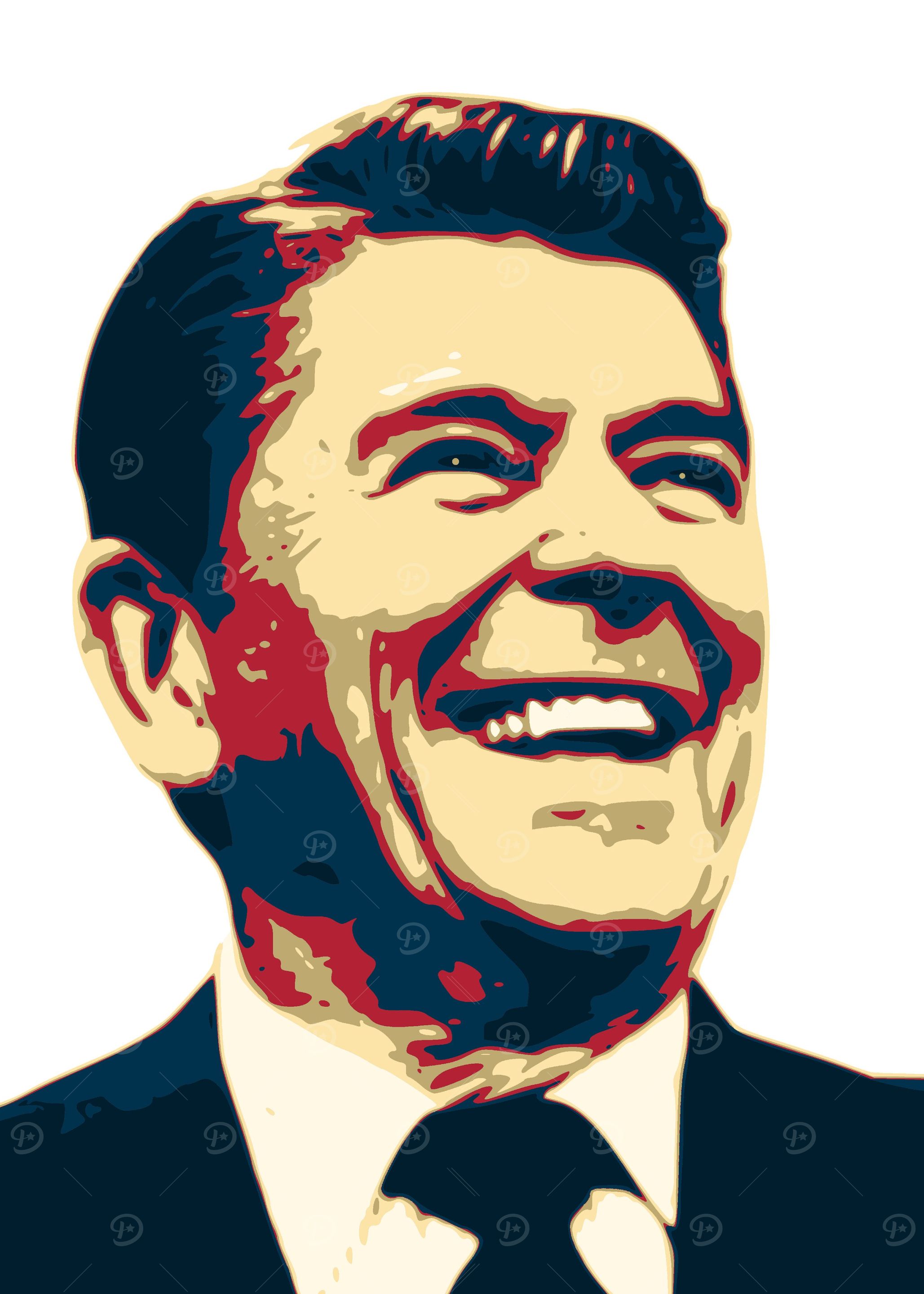 Ronald Reagan Happy