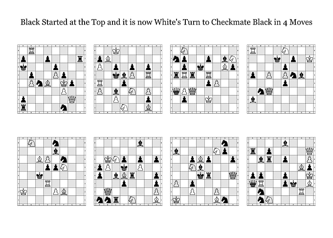 4 Move Chess Puzzles Set D