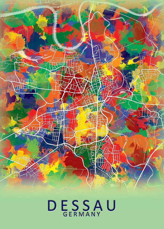 Dessau Germany City Map