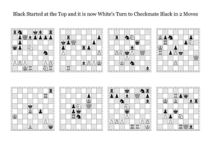 2 Move Chess Puzzles Set A