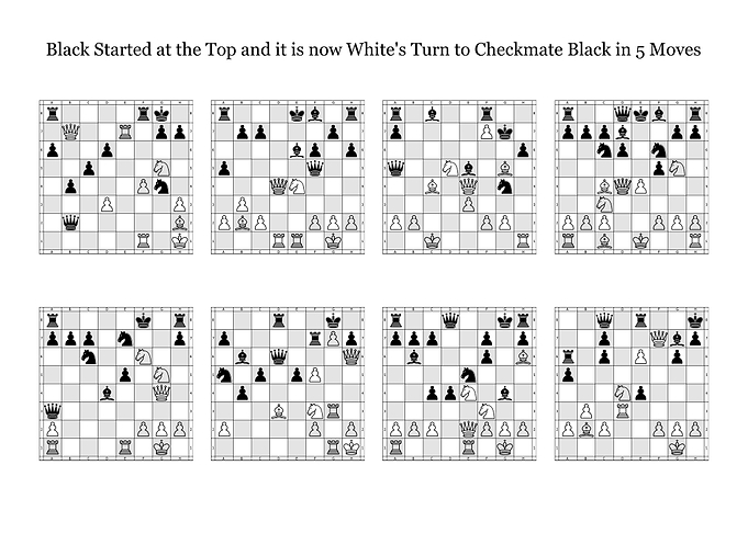 5 Move Chess Puzzles Set D