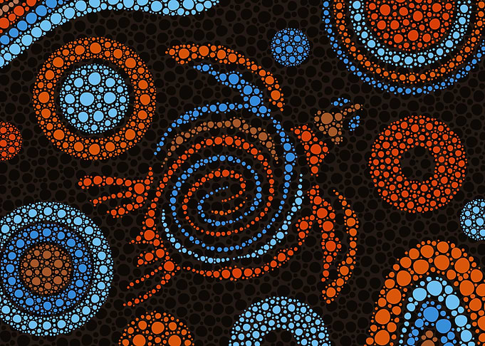 Dot Art Turtle