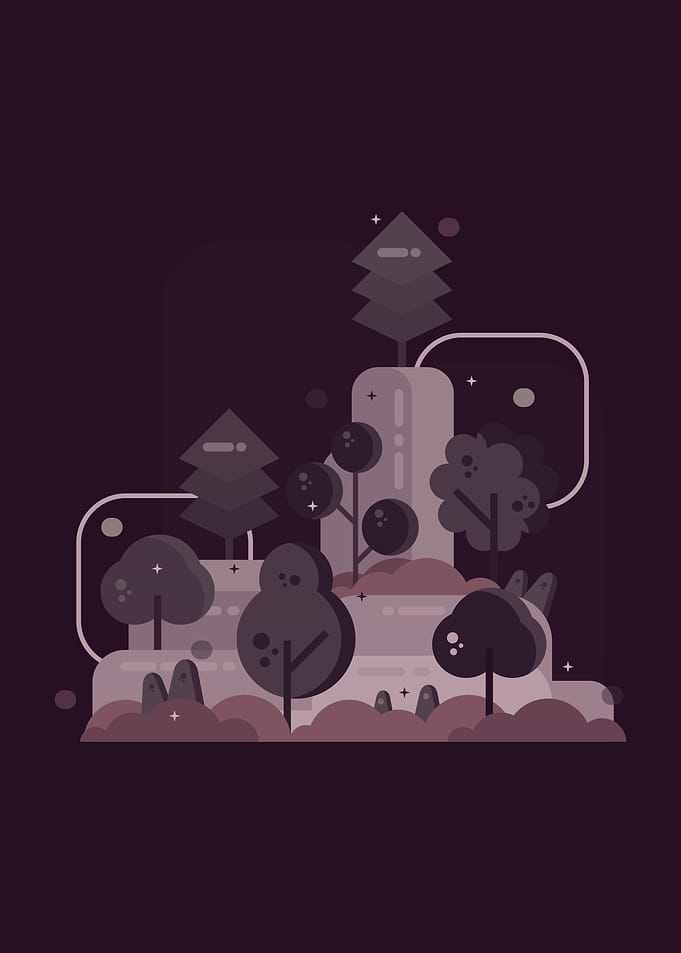 Flat Jungle in The Dark
