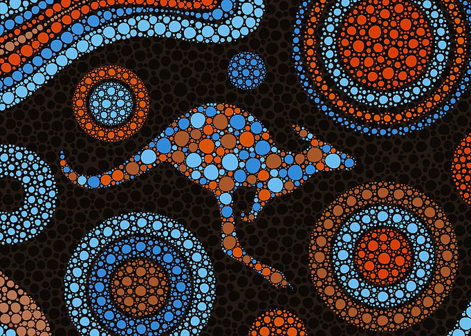 Dot Art Kangaroo