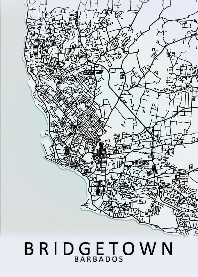 Bridgetown Barbados Map