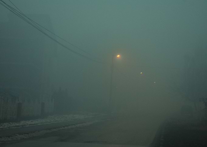 foggy night